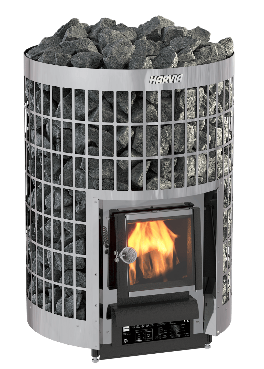 Harvia Cilindro 20 steel wood-burning sauna heater