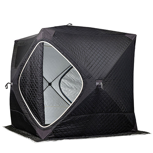 SaunaLife SaunaTrekker portable insulated sauna tent, black