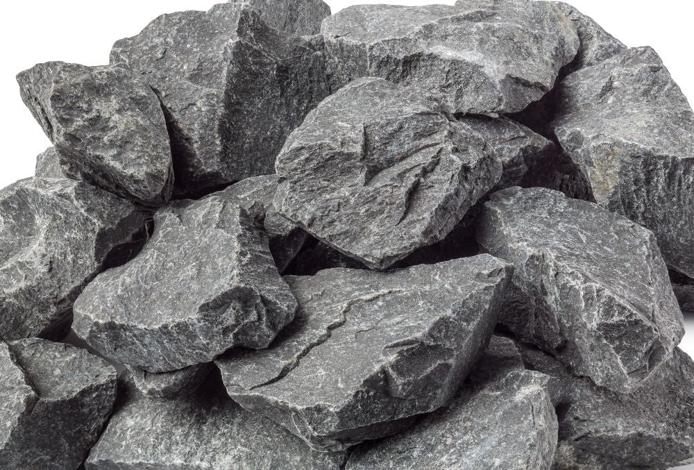 Harvia AC3020 split-face olivine diabase sauna stones 10–15 cm