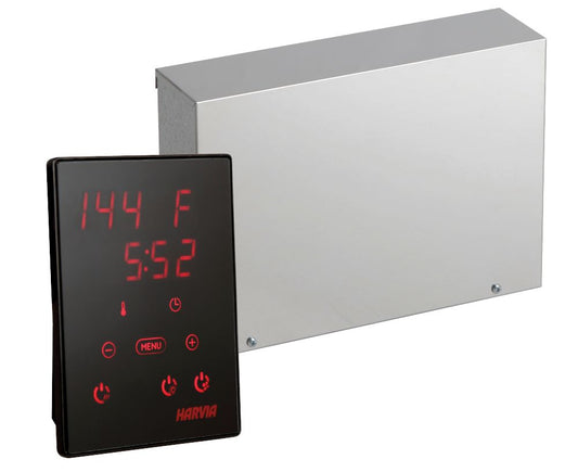 Harvia Xenio WiFi touch panel and power unit