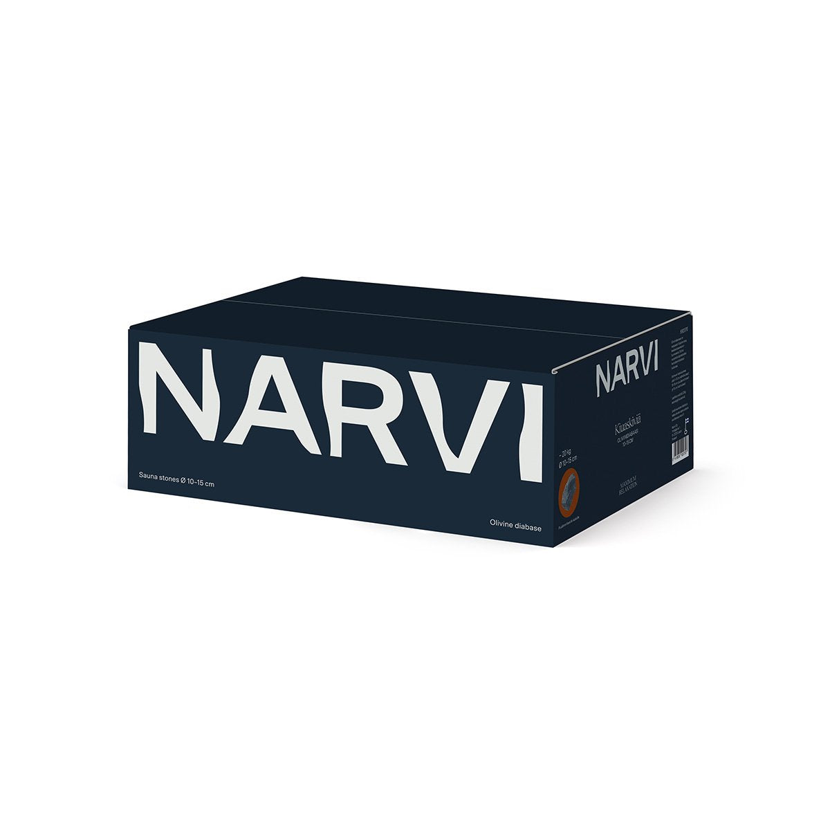 Narvi traditional olivine diabase sauna stones 10–15 cm