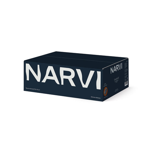 Narvi traditional olivine diabase sauna stones 10–15 cm