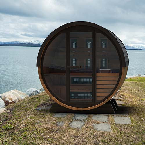 Finnmark Cedar Combination Barrel Sauna FD-6