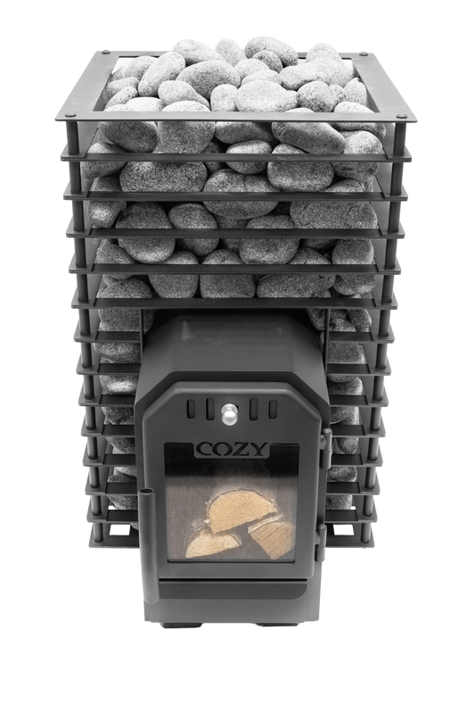 Cozy Heat Quattro Thru-Wall Sauna Stove