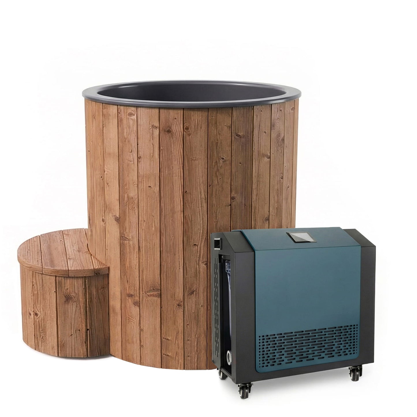 SaunaLife S1NC natural tub with FDC-1A chiller