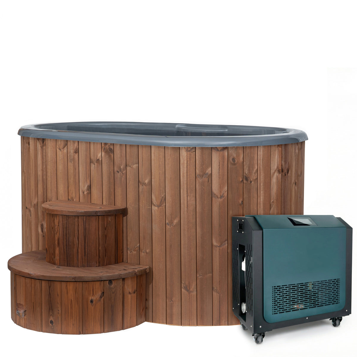 SaunaLife S2NC natural tub with AP-1 chiller