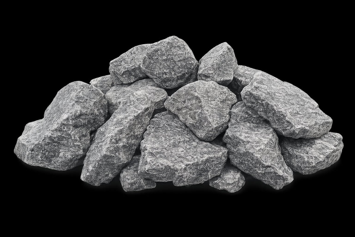 Cozy Heat split-face olivine diabase sauna stones