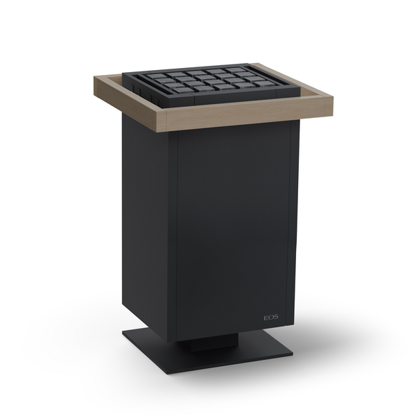 EOS Mythos S35 with optional wooden safety guard rail, anthracite