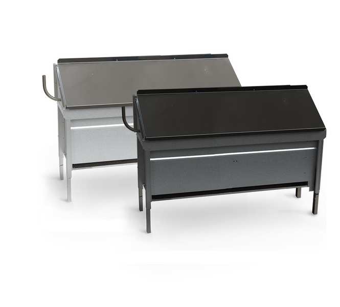 EOS Invisio Midi under-bench electric sauna heater, anthracite