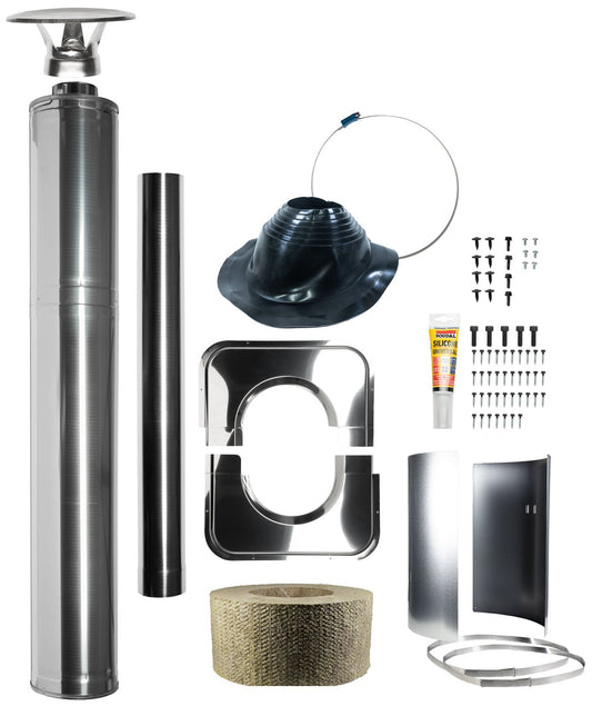 Harvia WHP1500 stainless steel chimney kit