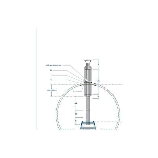 HUUM chimney set for barrel saunas
