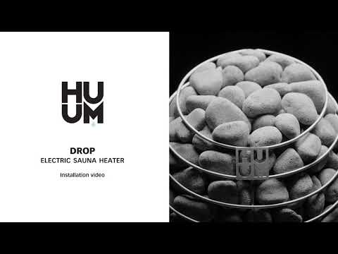 HUUM DROP electric sauna heater installation video